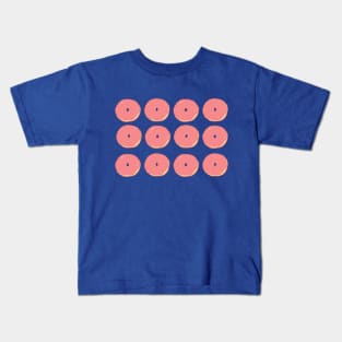 Pink Glazed Doughnuts Kids T-Shirt